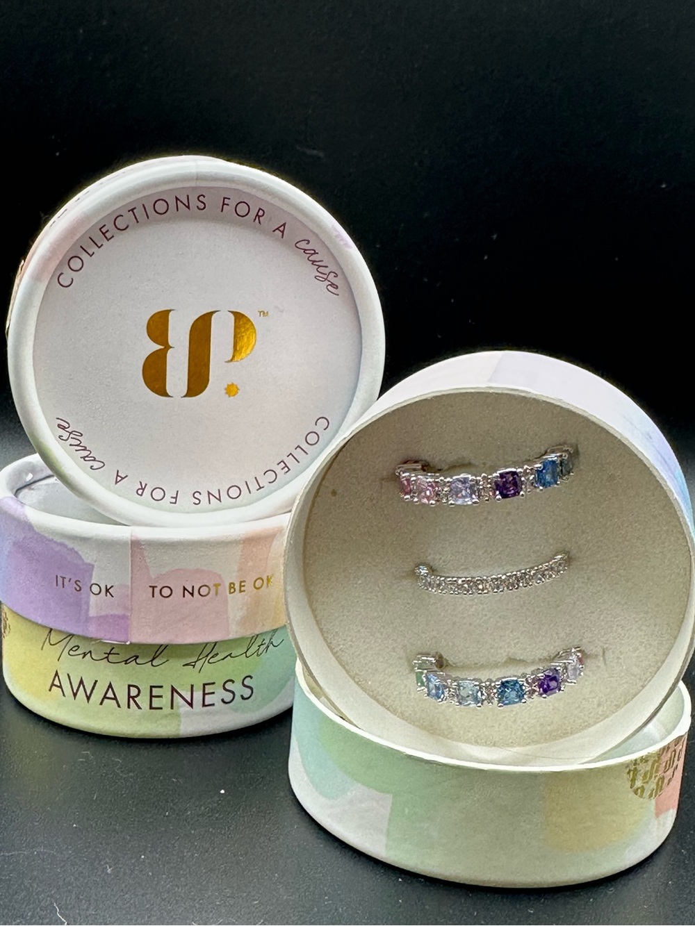 Mental Health Awareness, Our Thoughts Don’t Define Us, RBP7603, rhodium plating